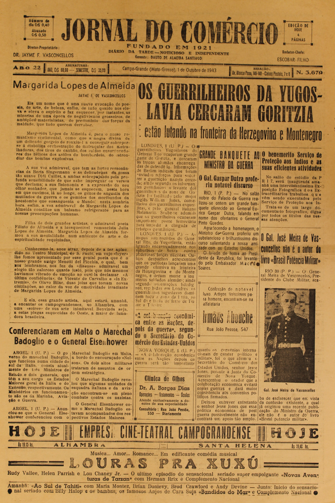 Circular nº 14 de 10 de agosto de 1943.